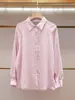 Shenzhen Nanyou Moda Feminina de Alta Qualidade Verão Novo Estilo Casual Moda Camisa Listrada Solta Emagrecedora + Conjunto de Shorts