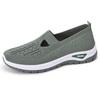 Zapatos de Mujer, Transpirables de Moda de Verano, Zapatos de una Sola Pieza, Envío Transfronterizo, Zapatos para Madres de Mediana Edad y Mayores, Zapatos Casuales de Malla de Suela Suave que No Cansan los Pies