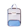 Bolsa de archivo con cremallera de apertura grande para charcutería, bolso de mano transparente, bolsa para libros de estudiante de clase de tutoría, bolsa de tutoría, bolsa madre-hija