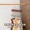 Colgador de Madera con Forma de Ola para Chaleco y Camisola Colgador Multifuncional para Dormitorio Estante de Almacenamiento Perchero