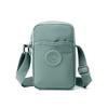 Bolso pequeño de verano para mujer, bandolera de tela de nailon, estilo coreano, informal, cuadrado, vertical, para teléfono móvil, 2024