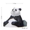 6 Animais de Banho Autocura Panda Urso Negro Tigre Filhote Miniatura Feita à Mão Decoração de Boneca para Paisagismo de Assados