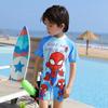 Traje de Baño Nuevo para Niños Moda Dibujos Animados Estampado de Spider-man Traje de Baño de una Pieza para Niños Secado Rápido Vacaciones en la Playa y Aguas Termales