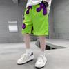 Pantalones cortos Paida Star de verano para hombre, de seda helada, para playa, informales, deportivos, holgados, de cinco puntos, para mujer