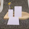 Etiquetas de Identificación de PVC en Blanco, Tarjetas de Plástico, Etiquetas Colgantes Impermeables, Etiquetas de Marcado, Etiquetas Colgantes para Exteriores, Etiquetas Manuscritas