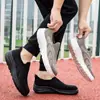 Colección Otoño 2026: Zapatillas casuales para mujer de talla grande, versátiles, de malla transpirable, tipo flyknit