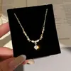 100% Menina Doce Zircônia Olho de Gato Strass Borboleta Pingente Corrente de Clavícula Temperamento Fashion Colar de Alto Padrão Ornamento Feminino