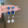 Novos Brincos de Zircônia em Forma de Gota com Laço 2026 para Mulheres, Brincos de Luxo Leve Estilo Coreano de Alta Qualidade, Acessórios de Orelha com Design Único