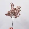 Ramo Único 8 Pontas Espuma Espinho Fruta Flor Artificial Flor Falsa Decoração Suave para Casa Casamento Hotel Fotografia Materiais para Arranjo Floral