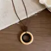 Dias de verão relaxantes! Colar de estrela-do-mar marrom estilo old money para mulheres, nova corrente para clavícula de nicho estilo chinês de alta qualidade, acessório longo
