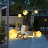 Luminária de lua com luz quente, luminária de gramado à prova d'água para exteriores, adequada para jardins, pátios, festas, pousadas, shoppings, bares e restaurantes