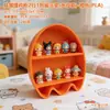 Decoração de Casa de Bonecas com Laço 3D Modelo de Armário Suporte de Exibição Multicamadas Brinquedo Bule Camada de Exibição de Perfume Prateleira de Exibição em Camadas