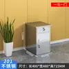 Escritório de aço inoxidável 304 fábrica limpa oficina livre de poeira laboratório mesa de computador com gaveta console espessado