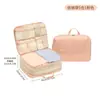 Bolsa de Armazenamento para Viagem Portátil Bagagem Seis em Um Bolsa Ajustável Pendurada Roupas Roupa Íntima Calcinhas Bolsa de Armazenamento