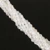 Cuentas de vidrio en forma de gota con corte de agujero recto de 5 * 7 mm, hechas a mano, accesorios de cuentas chapadas en color AB, material de cuentas sueltas