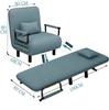 Sofá Xadrez Casual Personalizado Novo Multifuncional Várias Cores Macio Respirável Dobrável Sofá Cama Macio