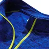 Venta al por mayor de ropa de otoño para exteriores, ropa de secado rápido con cuello alto, camiseta elástica de manga larga estilo pareja, ropa de fitness para hombre, ropa deportiva para mujer