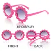 Gafas de Sol Redondas de Flor para Niños Lindas Gafas de Margarita Protección Solar Exterior para Niños Gafas de Sol de Moda Divertidas para Fiesta