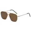 Gafas de Titanio Puro Modelo 8804 de Linde para Hombre Gafas de Sol High-Definition Large Frame Gafas de Sol Adelgazantes de Alta Gama para Mujer