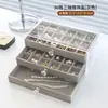 Caixa de Joias Transparente, Brincos de Múltiplas Camadas, Brincos, Caixa de Armazenamento de Anéis, Gaveta Tipo Caixa para Colar, Pulseira, Caixa de Joias, Caixa de Acrílico
