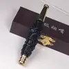 Sostenedor de cigarrillos con filtro de patrón de dragón tallado en ébano madera de alta calidad colección de regalos fabricantes de cajas de regalo al por mayor