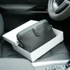 Bolso de Mano de Cuero de Vaca Familia G Cuero Genuino Bolso de Mano para Hombre Portátil Conveniente Bolsa Cuadrada Pequeña Atmosférico de Gama Alta