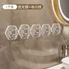 Gancho adesivo criativo com design de ondas d'água de luxo leve, sem necessidade de furar, adesivo forte, gancho de armazenamento de parede sem marcas para paredes da cozinha e do banheiro