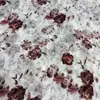 Popular Tela de Gasa con Estampado Floral de Espiga de 80 g para Vestidos Florales de Primavera y Verano para Mujer y Conjuntos de Camisa