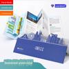 Três-dobra empresa álbum de fotos flyer voucher cupom de produção instruções de impressão de design de fábrica