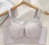 Sujetador de encaje fino transpirable de verano con copa perforada, no magnético, sin varillas, cómodo, transpirable, sin costuras, con tirantes ajustables