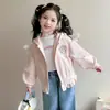 Jaqueta Infantil Primavera Outono Novo Estilo 2026 Crianças Estilosa Fofa Desenho Animado Asas Renda Moletom com Capuz Cardigan com Capuz Moletom