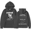 Sudadera con capucha impresa para hombre de la gira del álbum 2025 del cantante Melendi, Ropa deportiva Harajuku, Hip-Hop, Informal, Otoño e Invierno