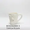 Taza de Café de Cerámica con Conejo en Relieve de Pascua Estilo Pastoral Taza de Cerámica Estilo Ins Taza de Leche de Pascua