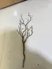 Hotel de Luxo Estilo Wabi-sabi Decoração de Galho de Coral Galho Seco Flor Artificial Retro Halloween Decoração de Casa Exterior Flor Falsa