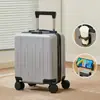 Mala Atacado Personalizada 14 polegadas Embarque Feminina Pequena Leve Mala Trolley Mini Caixa com Senha Infantil
