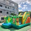Fabricantes de comércio exterior animais PVC inflável cama saltitante castelo inflável slide diversões inflável slide home