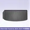 Adequado para Chevrolet Traverse 2024-2025 Tapete de Chão 3D para Todas as Estações em TPE Tapete do Porta-Malas