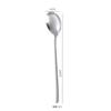 Cuchara de Acero Inoxidable 304 Cuchara Coreana para Comer en el Hogar Cuchara para Sopa Cuchillo para Carne y Tenedor Juego de Vajilla Cuchara para Café Cuchara para Sandía