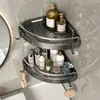 Prateleira de banheiro sem furar, porta-trecos de canto para box, lavatório e vaso sanitário