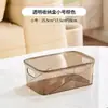 Caixa de armazenamento para uso doméstico, organizador de lanches para mesa, cesta transparente de acrílico, caixa grande de armazenamento para itens diversos para livros e organização de dormitório