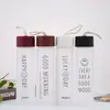 Venta al por mayor de fábrica Nuevo Cuerda de cáñamo transparente esmerilado Vidrio Publicidad Taza logo Taza de agua Empujar regalo Impresión gratuita