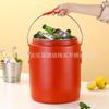 Caja de Pesca Incubadora de Pesca Marítima Refrigerador de Vacunas para Coche Caja Portátil para Camarones Caja para Cebo Cubo para Té de Leche Cubo de Arroz de Acero Inoxidable