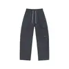 Pantalones casuales para hombre, modernos y versátiles, de corte holgado, estilo americano, tacto de algodón, pierna ancha, con caída, pantalones largos, estilo otoño, pantalones deportivos, pantalones de pierna recta