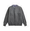 Yidao Vintage 2026 Outono Novo Estilo Casual Retrô Americano Visual Duas Peças Patchwork de Xadrez Suéter Cardigan de Tricô