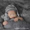 60*60 nuevos accesorios de fondo para fotografía de niños manta de lana completa para fotografía manta de lana para bebé luna llena lana completa