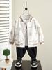 4950 Jaqueta Infantil Primavera e Outono 2026 Nova Roupa Infantil Jaqueta Cardigan de Primavera Top Roupa Fina para Bebê