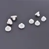 Clip para oreja almohadilla transparente anti-dolor almohadilla de silicona blanca sin agujero en la oreja almohadilla para oreja anti-dolor clip de rana almohadilla de goma anti-dolor