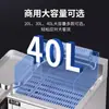 Freidora Eléctrica Comercial Doble Tanque Plancha Multifunción Máquina para Pollo Frito Bistec Papas Freidoras de Gas de Mesa