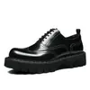Exclusivo VipSapatos de Couro Tamanho Grande Masculino 2026 Novo Modelo Couro Genuíno Solado Grosso Aumento de Altura Casual de Negócios Sapatos Oxford Britânicos