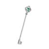 Pendiente de Hueso de Oreja Largo Popular Nuevo Europeo y Americano de Acero Inoxidable Forma de Llave Puente de Oreja Doble Agujero de Oreja Joyería de Piercing